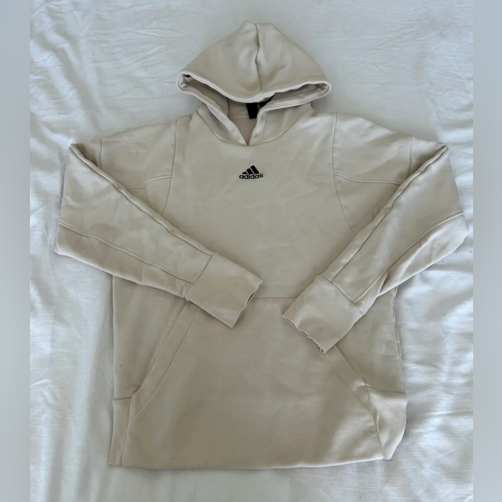 Beige Adidas Hoodie